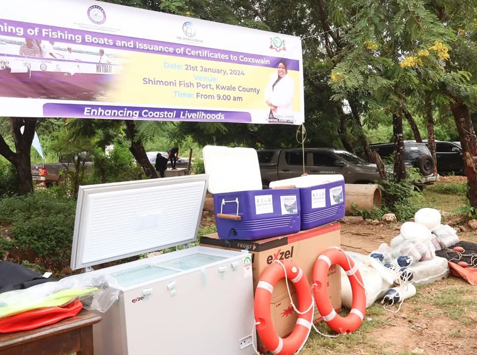 Other assorted items donated to fishermen.