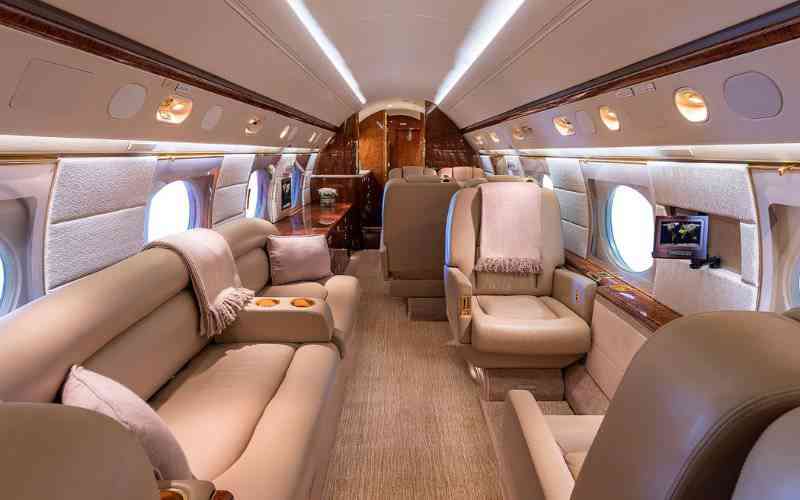 'Hustler's' lavish Sh1.4 billion jet to Addis Ababa 'Hustler's' lavish Sh1.4 billion jet to Addis Ababa