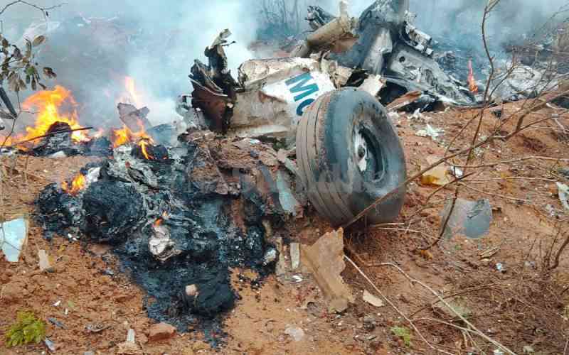 12 killed in Kwale aircraft crash 12 killed in Kwale aircraft crash