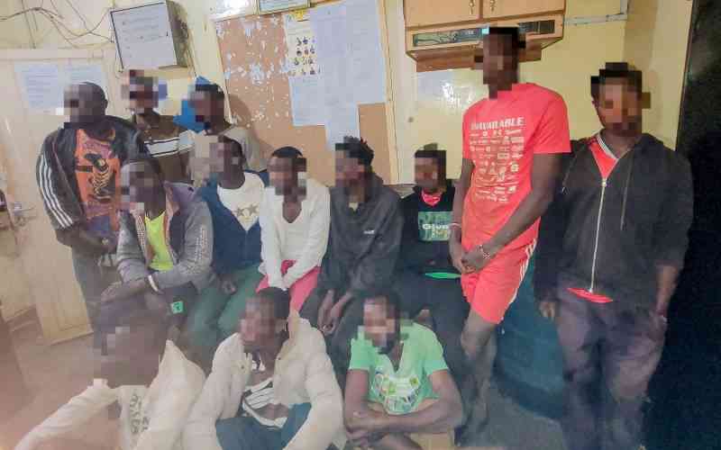13 suspects arrested in Trans Nzoia gang crackdown 13 suspects arrested in Trans Nzoia gang crackdown