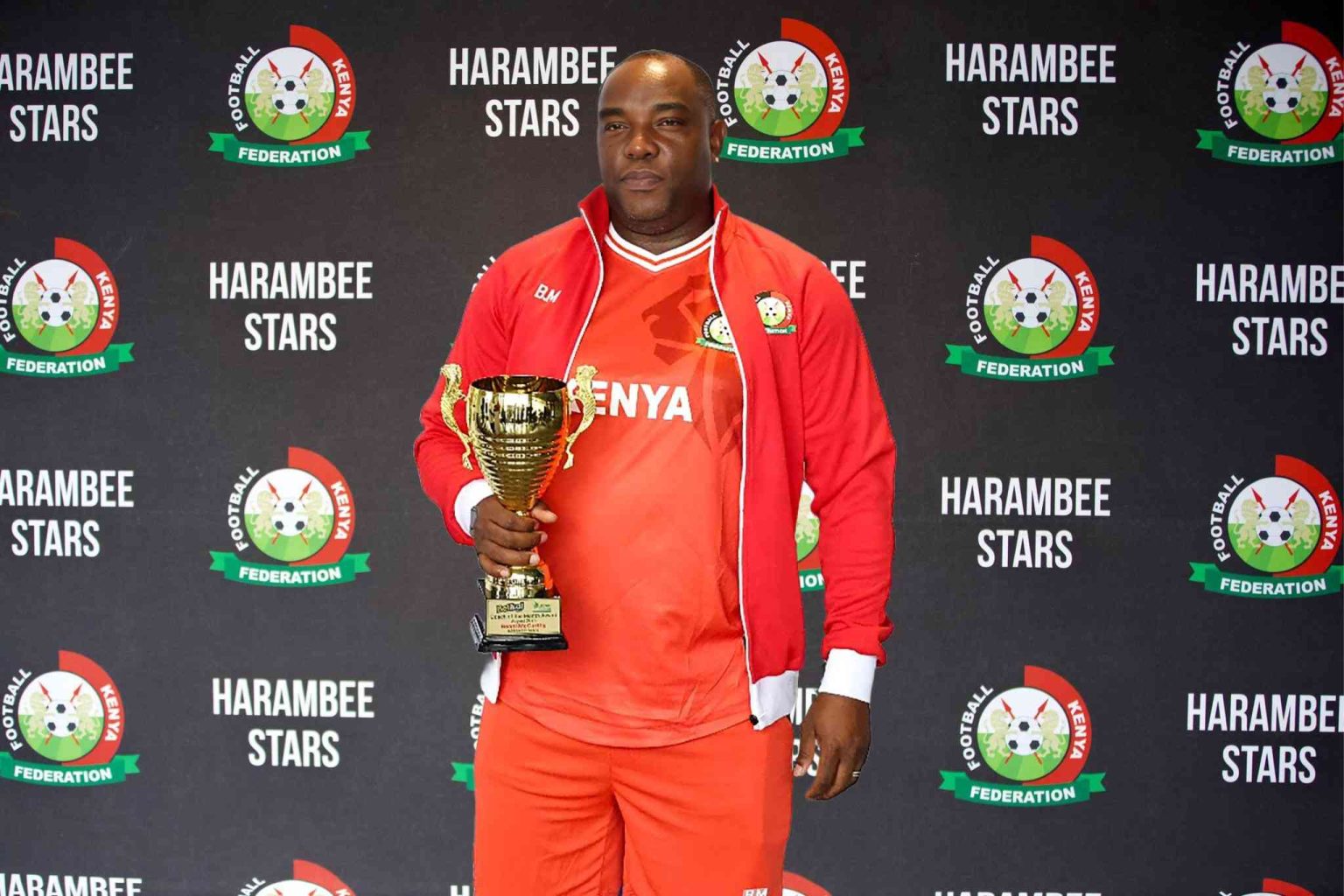 Harambee Stars' Benni McCarthy crowned coach of the month