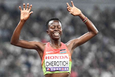 Faith Cherotich stuns Bahrain's Winfred Yavi to win 3000m steeplechase Gold in thrilling World Athletics Championships final