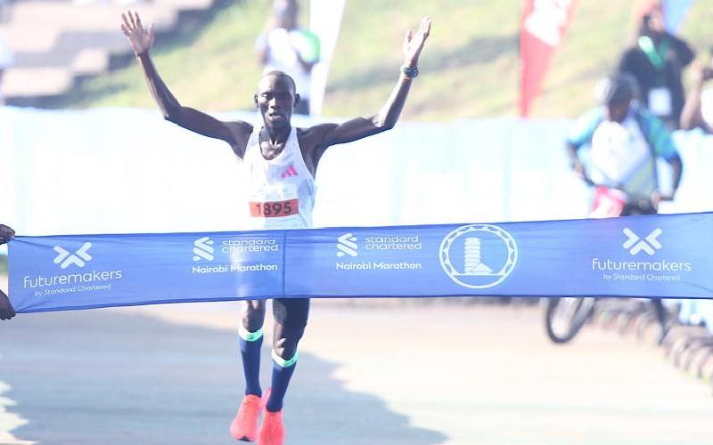 Winners bask in the glory of Stanchart Marathon titles Winners bask in the glory of Stanchart Marathon titles