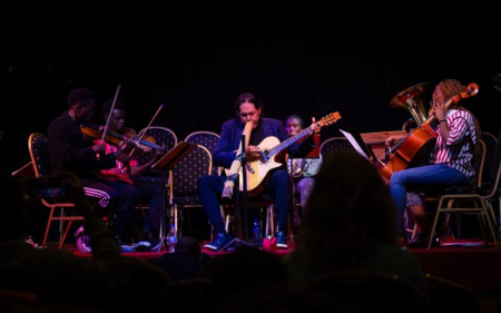 A musical journey across cultures: Oldest wind instrument the Didgeridoo meets classical violins