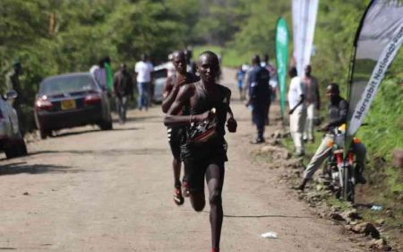 Alfred Cheruiyot wins Roan Antelope Half Marathon for the second time