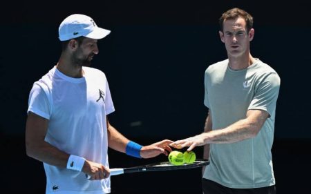 Andy Murray parts ways with long-time rival Novak Djokovic