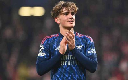 Arsenal's Dowman becomes youngest-ever Champions League player