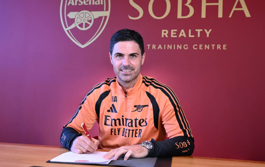 Arteta targets more Arsenal glory after signing new deal until 2030