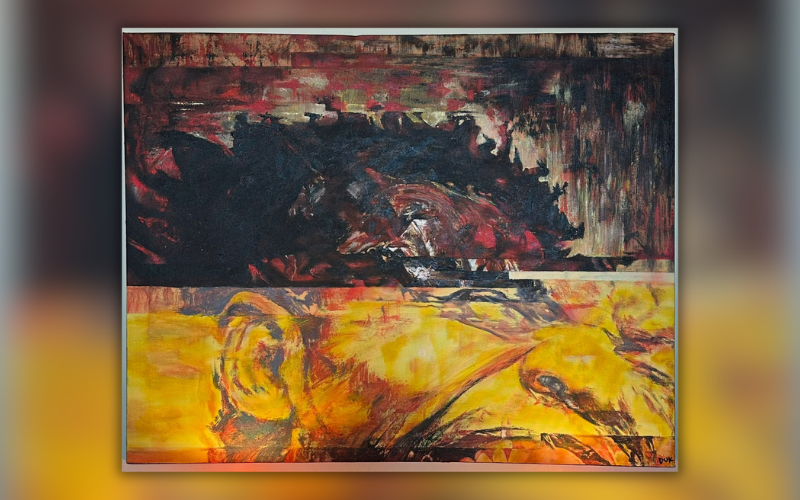 Artist Ryan Engoke’s debut show turns grief, motion into layered visual narratives Artist Ryan Engoke's debut show turns grief, motion into layered visual narratives