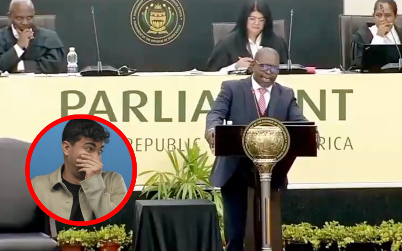 Awkward moment as minister’s unzipped trousers disrupt parliament session Awkward moment as minister's unzipped trousers disrupt parliament session