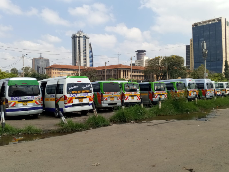 Businesses paralysed in Nairobi CBD as matutu strike enters second day Businesses paralysed in Nairobi CBD as matutu strike enters second day