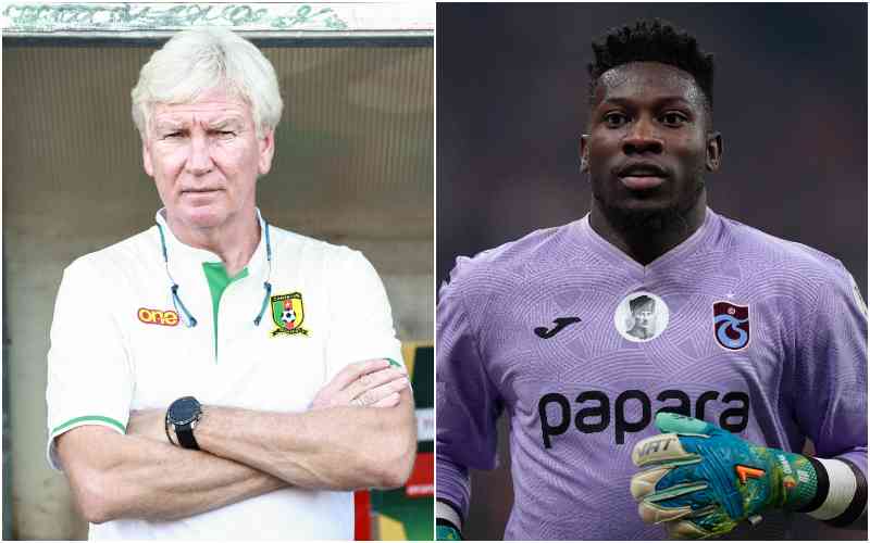 Cameroon sack coach Brys, drop goalkeeper Onana for AFCON Cameroon sack coach Brys, drop goalkeeper Onana for AFCON