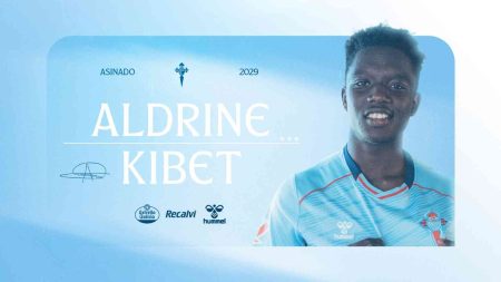 Celta Vigo confirm signing of Kenyan U20 midfielder Aldrine Kibet on four-year deal
