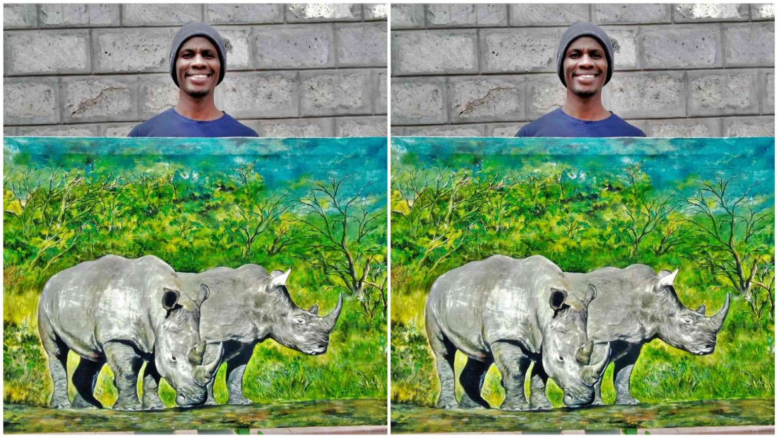 Charles Ng'eno: How wildlife art is helping champion conservation in Kenya