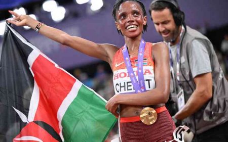 Chebet opens Kenya's gold account at Tokyo World Championships
