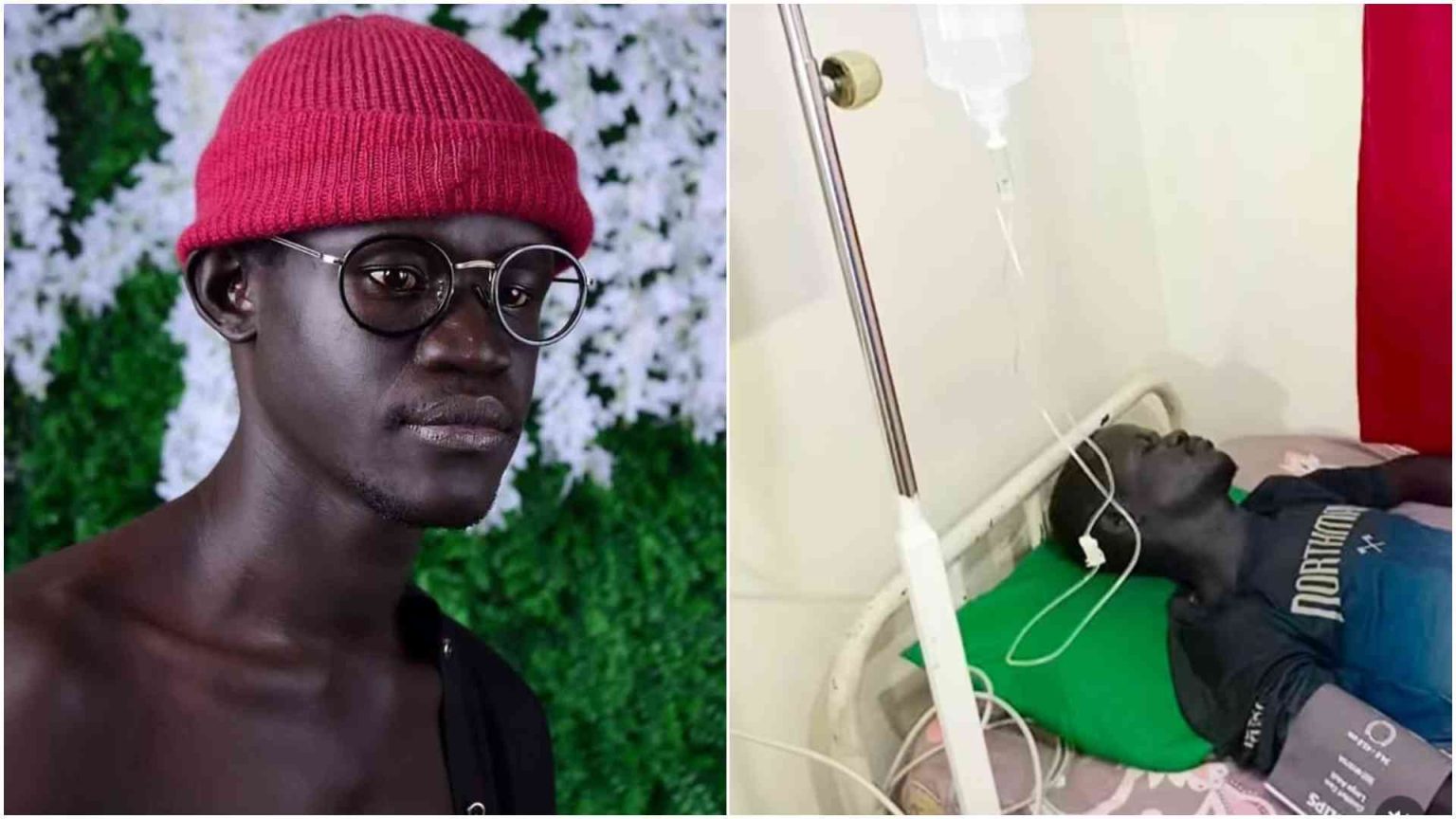 Comedian Squirro hospitalised after collapsing, 2Mbili pleads for financial support