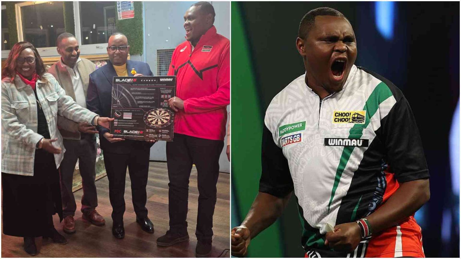 Darts King David Munyua honoured in London after historic World Championship Run