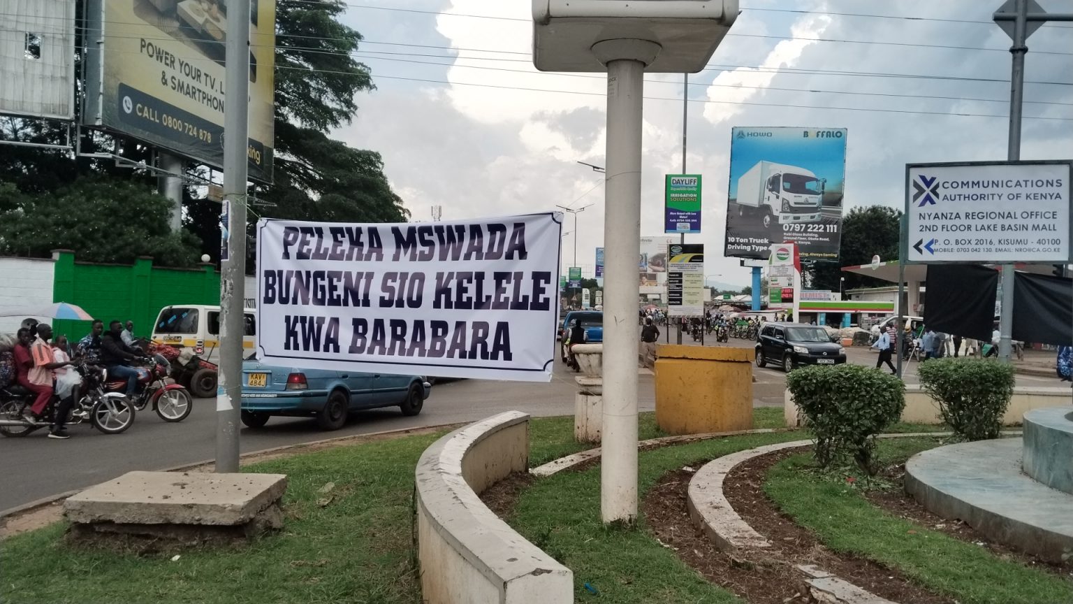 Dialogue, not protests: Kisumu banners say amid fuel strike