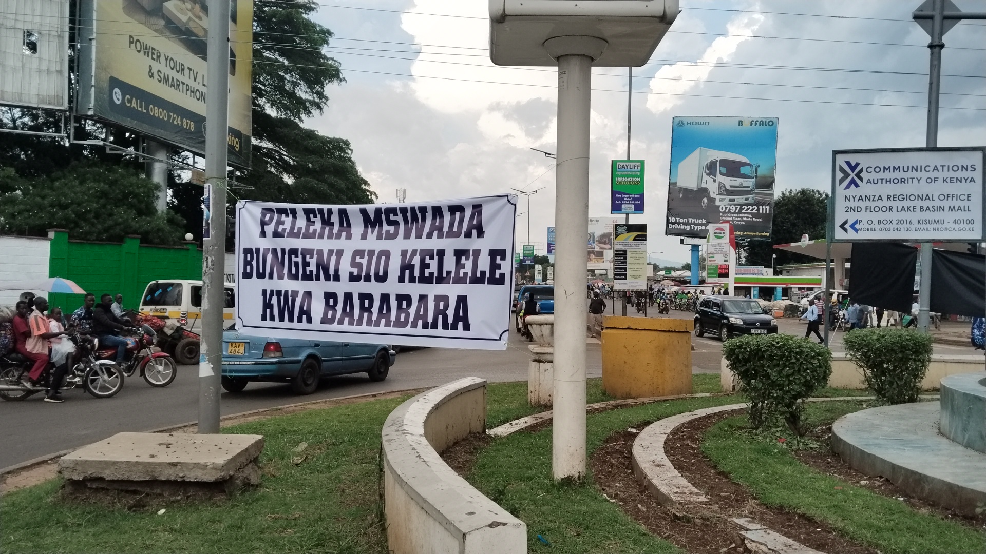 Dialogue, not protests: Kisumu banners say amid fuel strike Dialogue, not protests: Kisumu banners say amid fuel strike