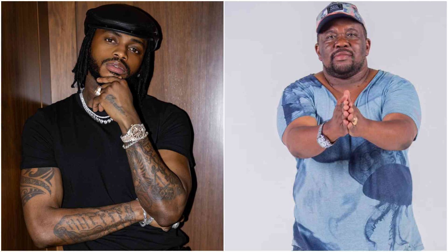 Diamond Platnumz splashed Sh10 million on ailing former manager, denies neglecting Mkubwa Fella