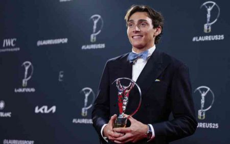 Duplantis wins Laureus Sportsman of the Year Award