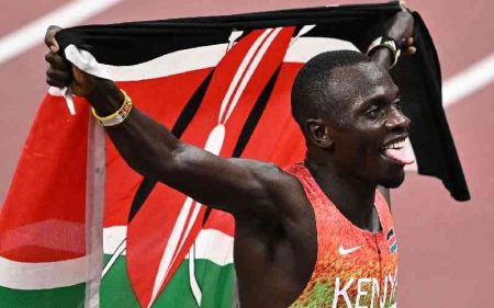 Emmanuel Wanyonyi wins men's world 800m gold