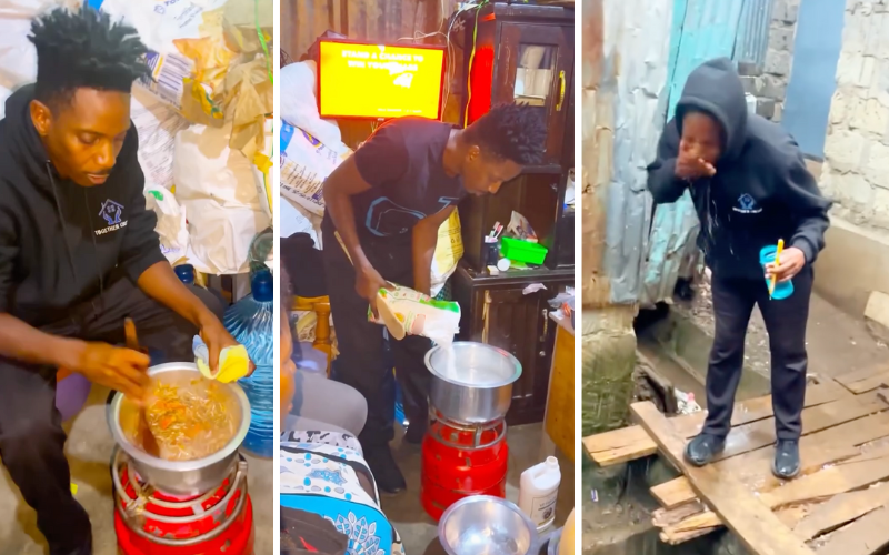 Eric Omondi shares meals, spends night with single mothers in Lang’ata Eric Omondi shares meals, spends night with single mothers in Lang'ata