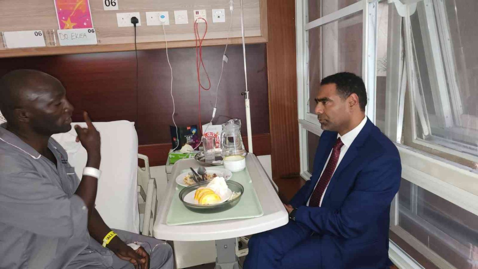 FKF President visits injured photojournalist Chris Omondi, federation to investigate attack