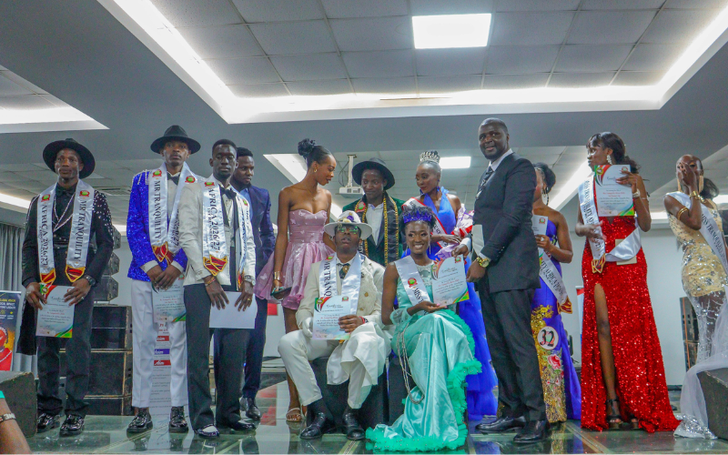 Fadhili Amanda, Owaa Magdalene crowned Mr, Miss Tranquility Africa winners Fadhili Amanda, Owaa Magdalene crowned Mr, Miss Tranquility Africa winners