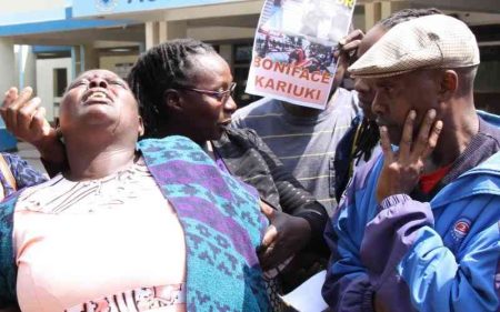 Family of slain hawker Boniface Mwangi records statement, demands justice