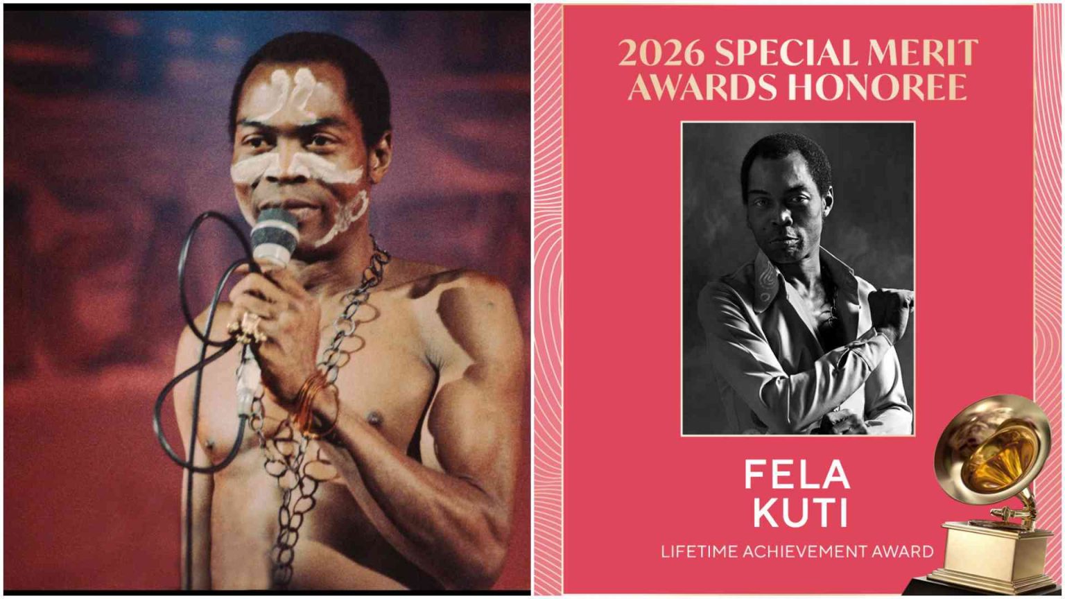 Fela Kuti: Afrobeat pioneer to receive Grammy lifetime achievement award Fela Kuti: Afrobeat pioneer to receive Grammy lifetime achievement award