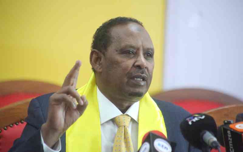 Former Wajir East MP Rashid Amin defects from Wiper to UDA Former Wajir East MP Rashid Amin defects from Wiper to UDA