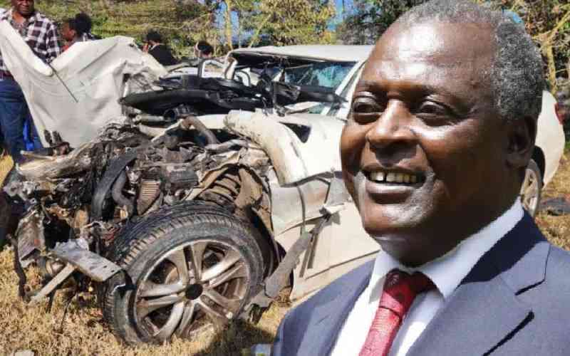 Fresh clues after CCTV, autopsy reveal deadly crash killed Jirongo Fresh clues after CCTV, autopsy reveal deadly crash killed Jirongo