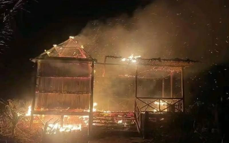 Gazebo fire raises concerns over investment in Mambrui Gazebo fire raises concerns over investment in Mambrui