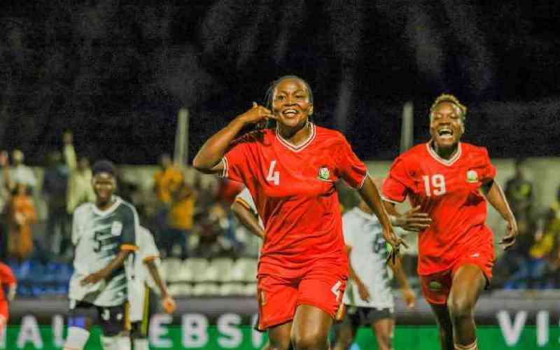 Harambee Starlets take on Algeria in friendly match Harambee Starlets take on Algeria in friendly match