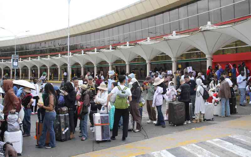 How aviation workers' strike disrupted flights at JKIA How aviation workers' strike disrupted flights at JKIA