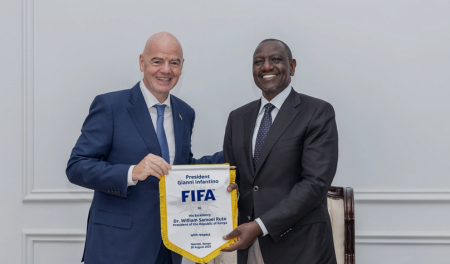 Infantino meets President Ruto, secures land for Kenya's FIFA Technical Centre and attends CHAN 2024 final