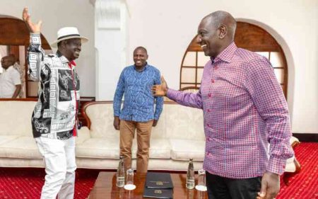Is Raila playing Ruto?