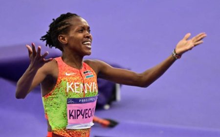 It's yet another moment of faith as Kipyegon aims to inspire the world