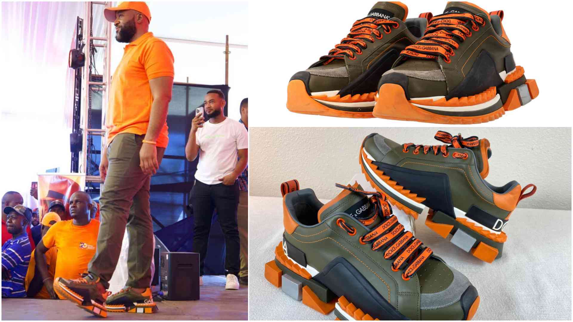Joho steps out in Sh116,000 Dolce Gabbana Super King sneakers for ODM at 20 celebrations Joho steps out in Sh116,000 Dolce Gabbana Super King sneakers for ODM at 20 celebrations