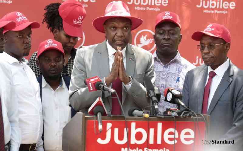Jubilee asks Kalonzo to back Matiang'i for presidency