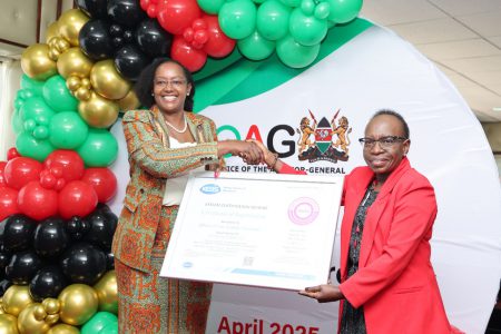 KEBS awards ISO certification for Information Security Management Systems to Auditor-General’s office