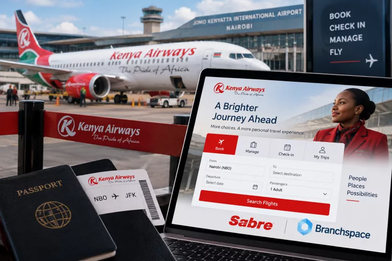 Kenya Airways ditches 20-year-old booking system in tech overhaul Kenya Airways ditches 20-year-old booking system in tech overhaul