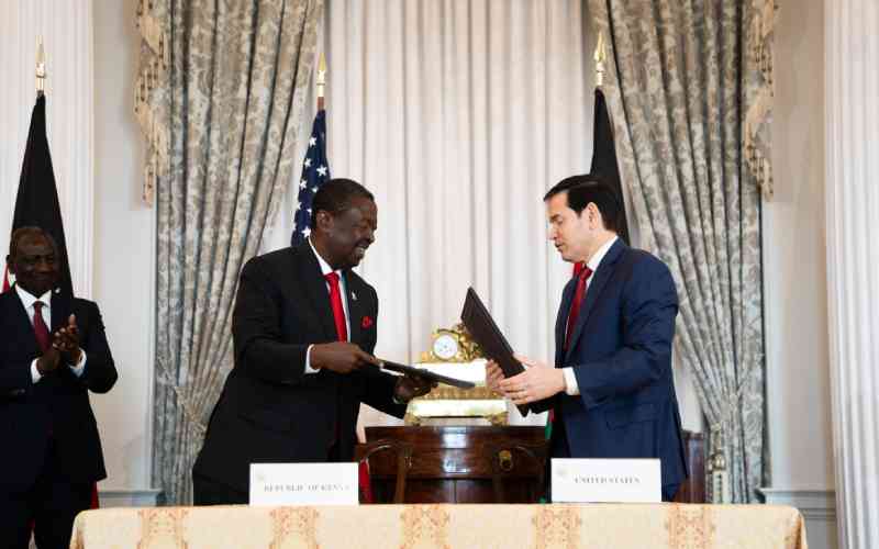 Kenya, US sign Sh323.8 billion health aid agreement Kenya, US sign Sh323.8 billion health aid agreement