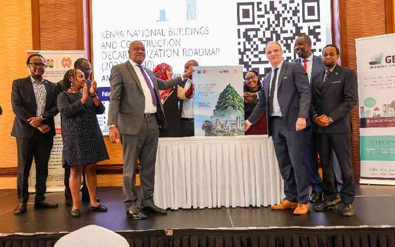 Kenya launches roadmap to reduce building sector emissions Kenya launches roadmap to reduce building sector emissions