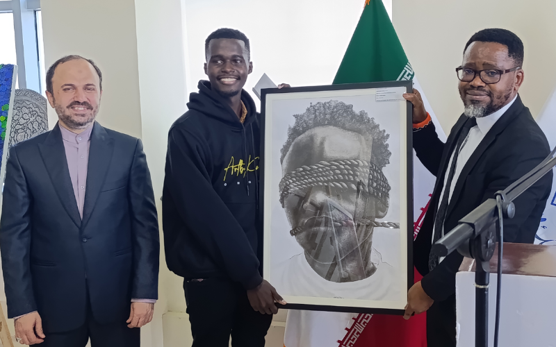 Kenyan artists shine in Iran-backed social justice art competition Kenyan artists shine in Iran-backed social justice art competition
