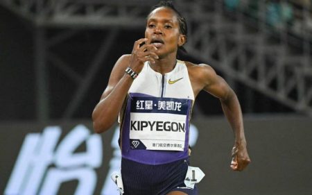Kipyegon shines again, comes close to breaking another record