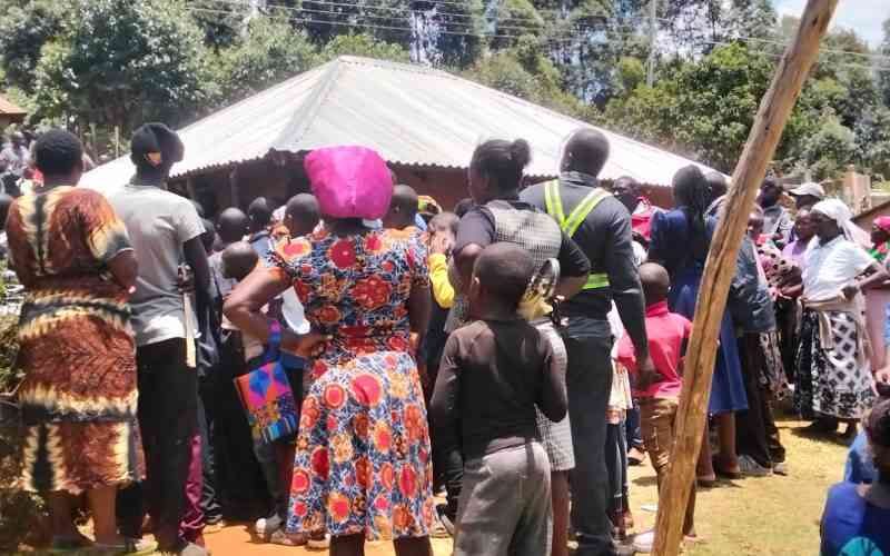 Kisii kitchen draws crowds over 'Mother Mary' image Kisii kitchen draws crowds over 'Mother Mary' image