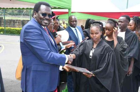 Life-changing scholarships for 124 form four leavers at Kabarak University TVET