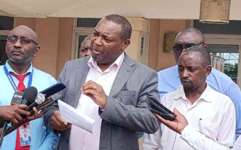 Machakos clears the air over claims of "starving health workers" Machakos clears the air over claims of "starving health workers"